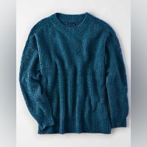 American Eagle Blue Crew Neck Sweater